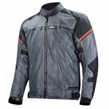 Μπουφάν μηχανής LS2 Riva μαύρο / ανθρακί / κόκκινο